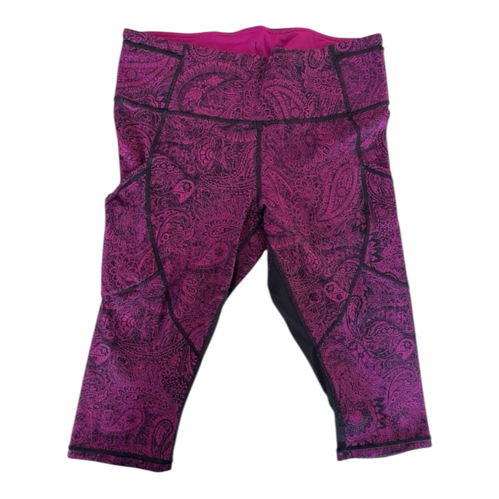 Lululemon Pink Running Crop Pants - Size 12